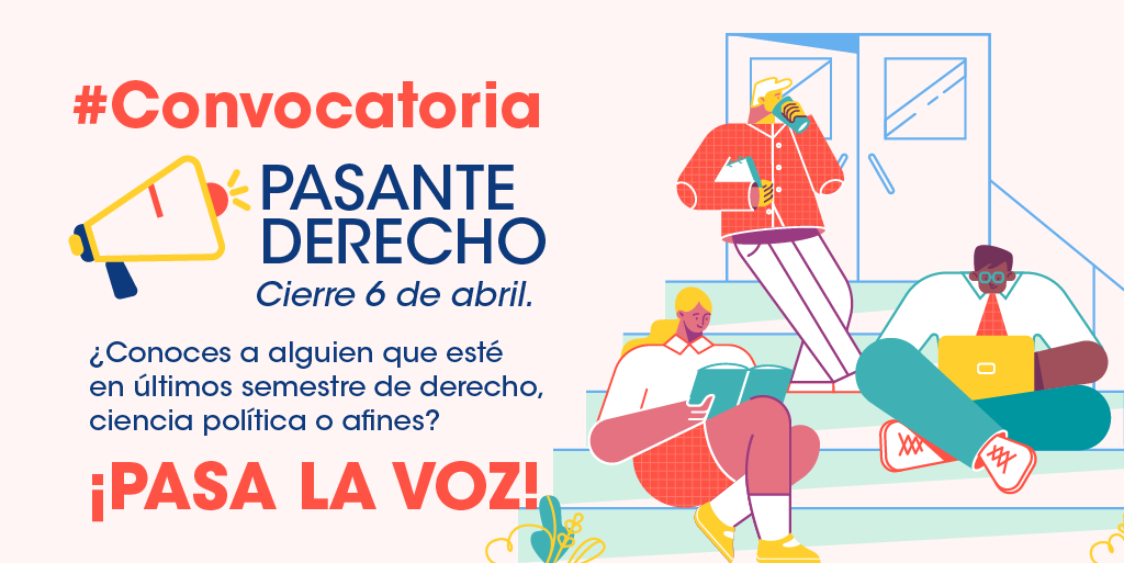 Convocatoria para pasante derecho