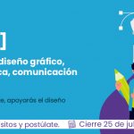 Banner de fondo color azul a la izquierda y morado a la derecha. En la parte izquierda hay un texto que dice: “¡Pasa la voz! PASANTÍA, ¿Eres estudiante de diseño gráfico, comunicación gráfica, comunicación digital o afines? En Karisma buscamos pasante, apoyarás el diseño de contenidos audiovisuales. Conoce a detalle los requisitos y postúlate. Cierre 25 de Julio Al lado derecho hay una ilustración de dos personas hablando, dibujando y planeando.